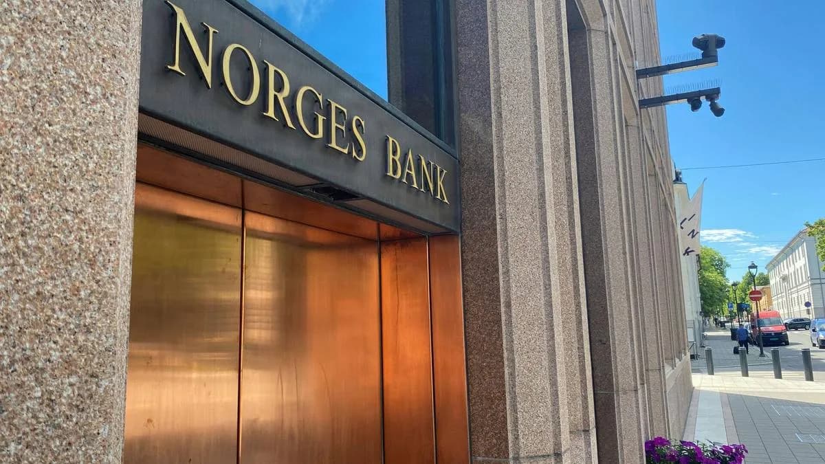 Осло дахь Norges Bank-ны байрны орц. Зураг: AMWatch