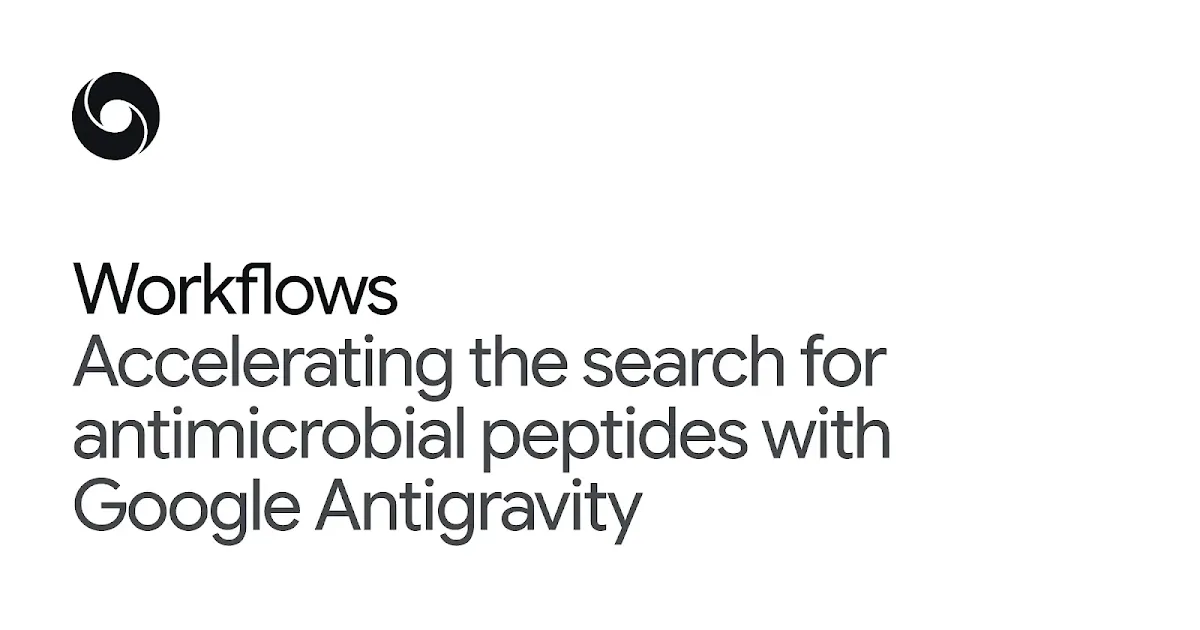 Google DeepMind-ийн Antigravity-аар антимикробын пептид хайх тоймтой холбоотой дүрслэл