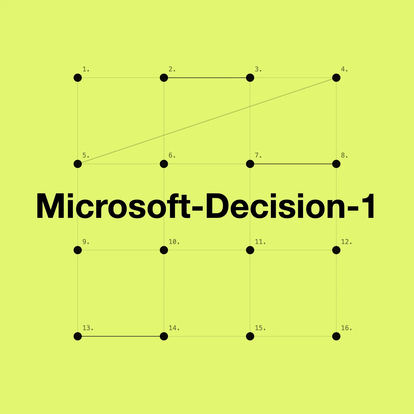Microsoft-Decision-1 загварын албан ёсны танилцуулгын зураг