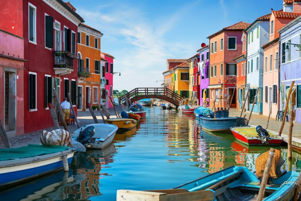 Traditional Burano architecture